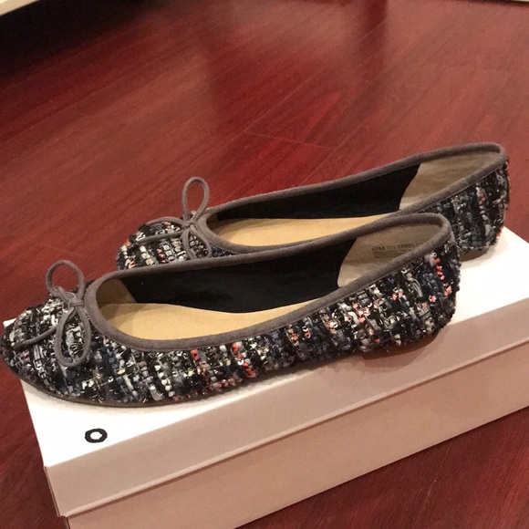 BP Tweed Slip On Flats 6.5M - Picture 5 of 8